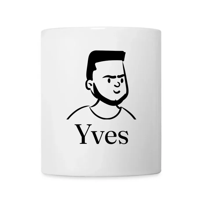 Mug personnalisé au prénom Yves