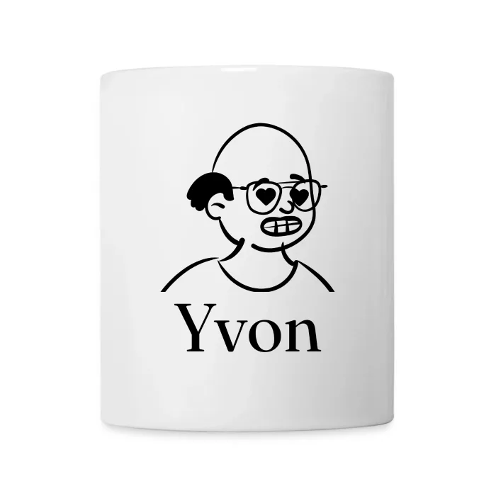 Mug personnalisé au prénom Yvon