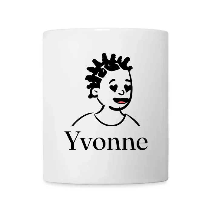Mug personnalisé au prénom Yvonne