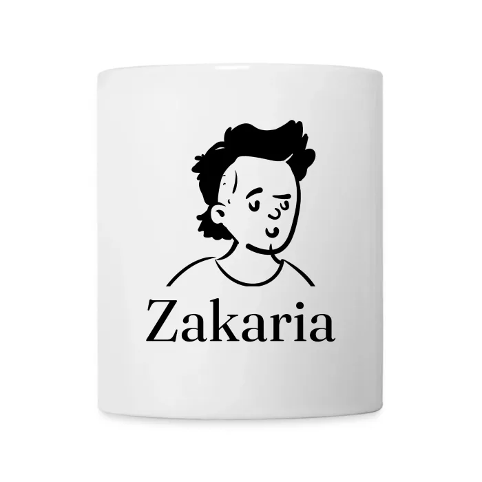 Mug personnalisé au prénom Zakaria