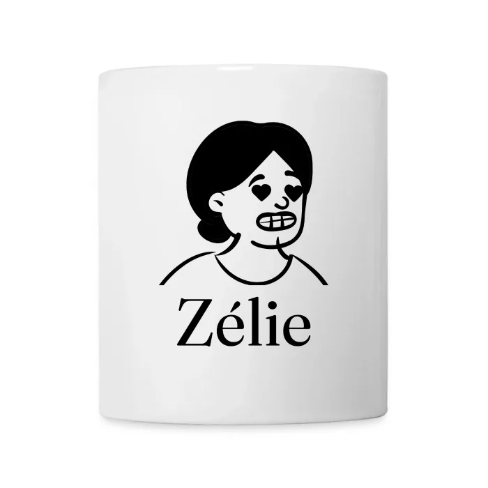 Mug personnalisé au prénom Zélie